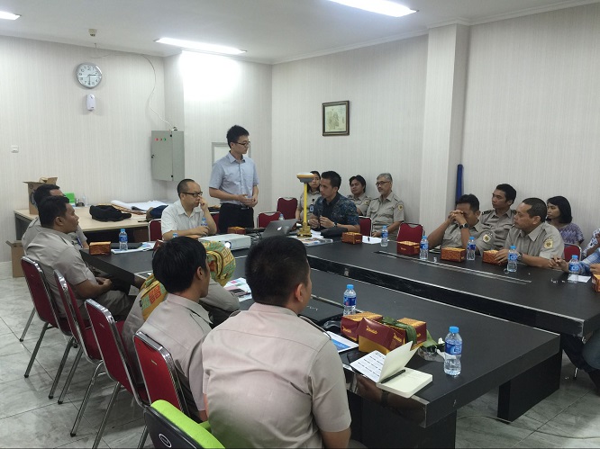 20160708034717640 - David Hu, VP of Hi-Target, visited National Land Affair Agency, user seminar and universities in Indonesia