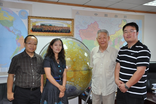 2016071103039263 - From Left to Right is Mr. Huwei, Zhang Qingying, Mr. Sun Jiadong and Wang Qiuwei